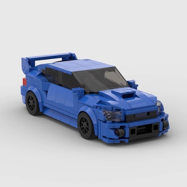 Subaru WRX STI à construire | Compatible Lego | Blocs de construction | Ensemble MOC