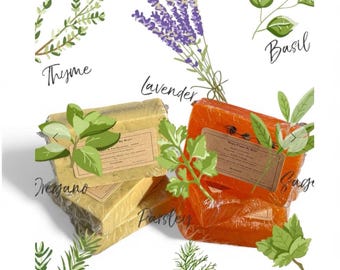 Set de 2 Jabones Espirituales / Romper Hechizo y Purificación + Jabón de Buena Suerte (Savon pou retire giyon ak Savon pou atire Chans)