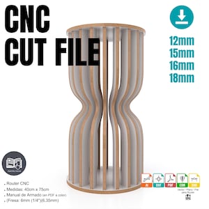 Cylindryczna podstawa wektorowa do frezarki CNC / okrągłego stołu / stołu rzymskiego / stołu do baru cukierniczego / stojaka na ciasto DXF plik cyfrowy