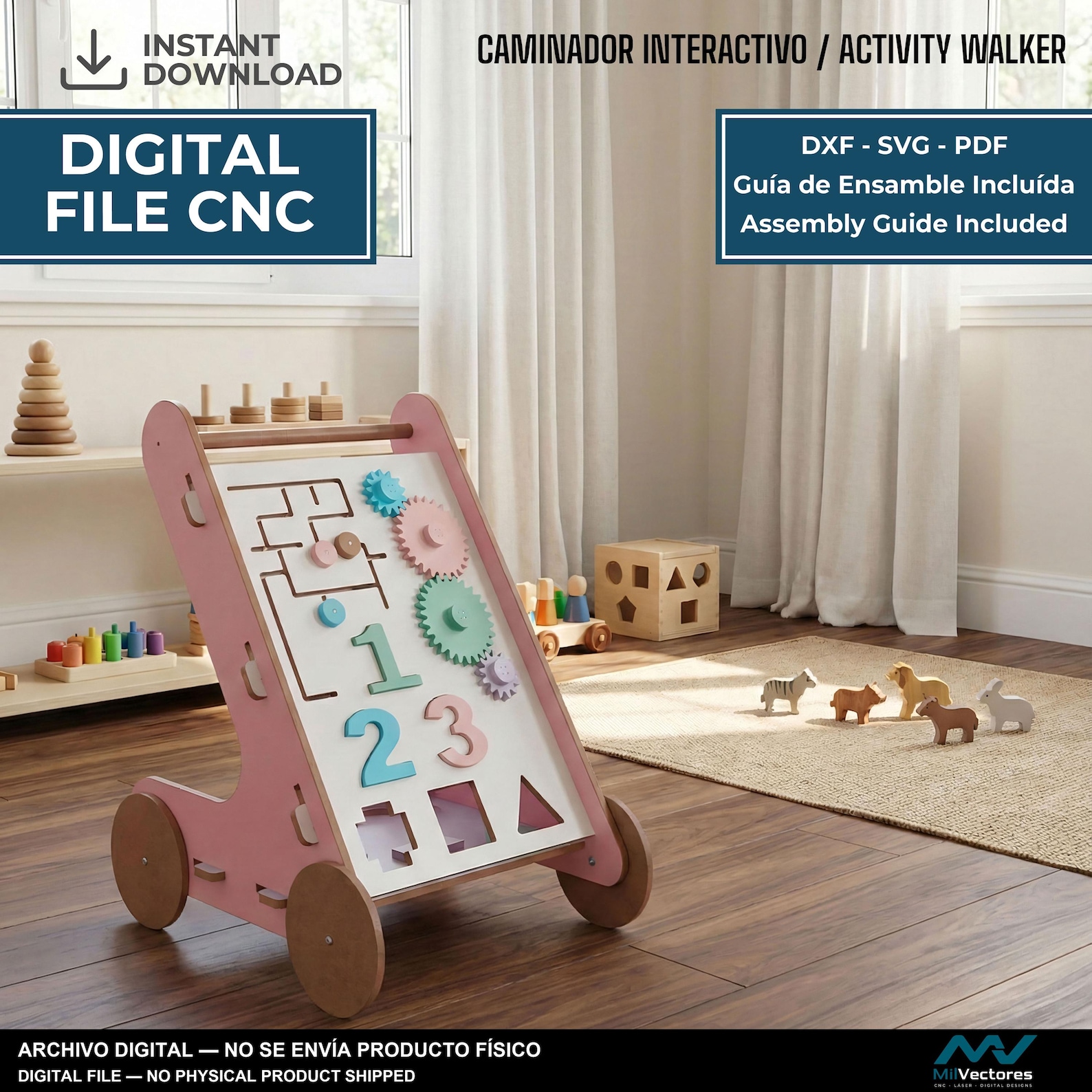 Caminador interactivo Montessori