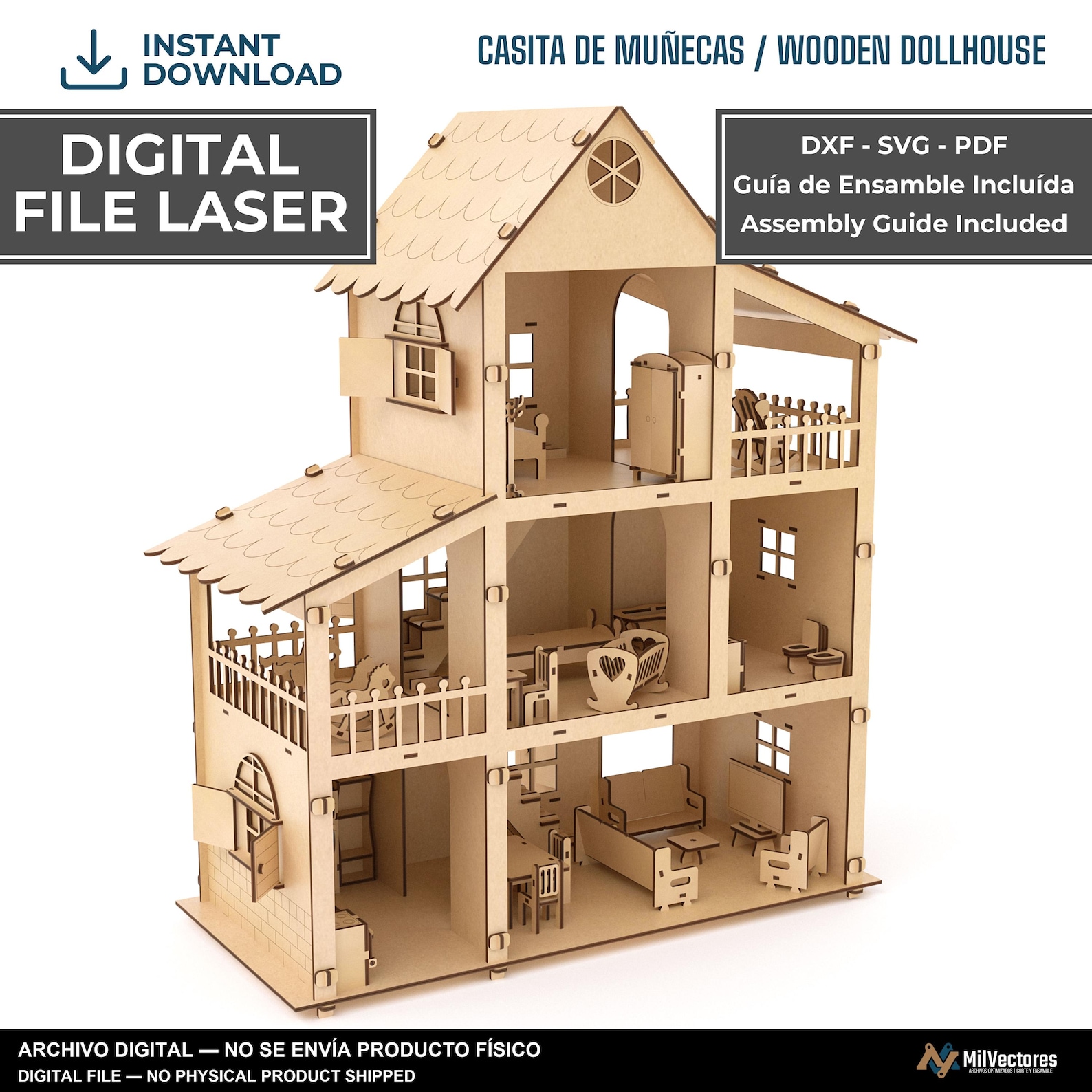 Casa de muñecas · modelo 2