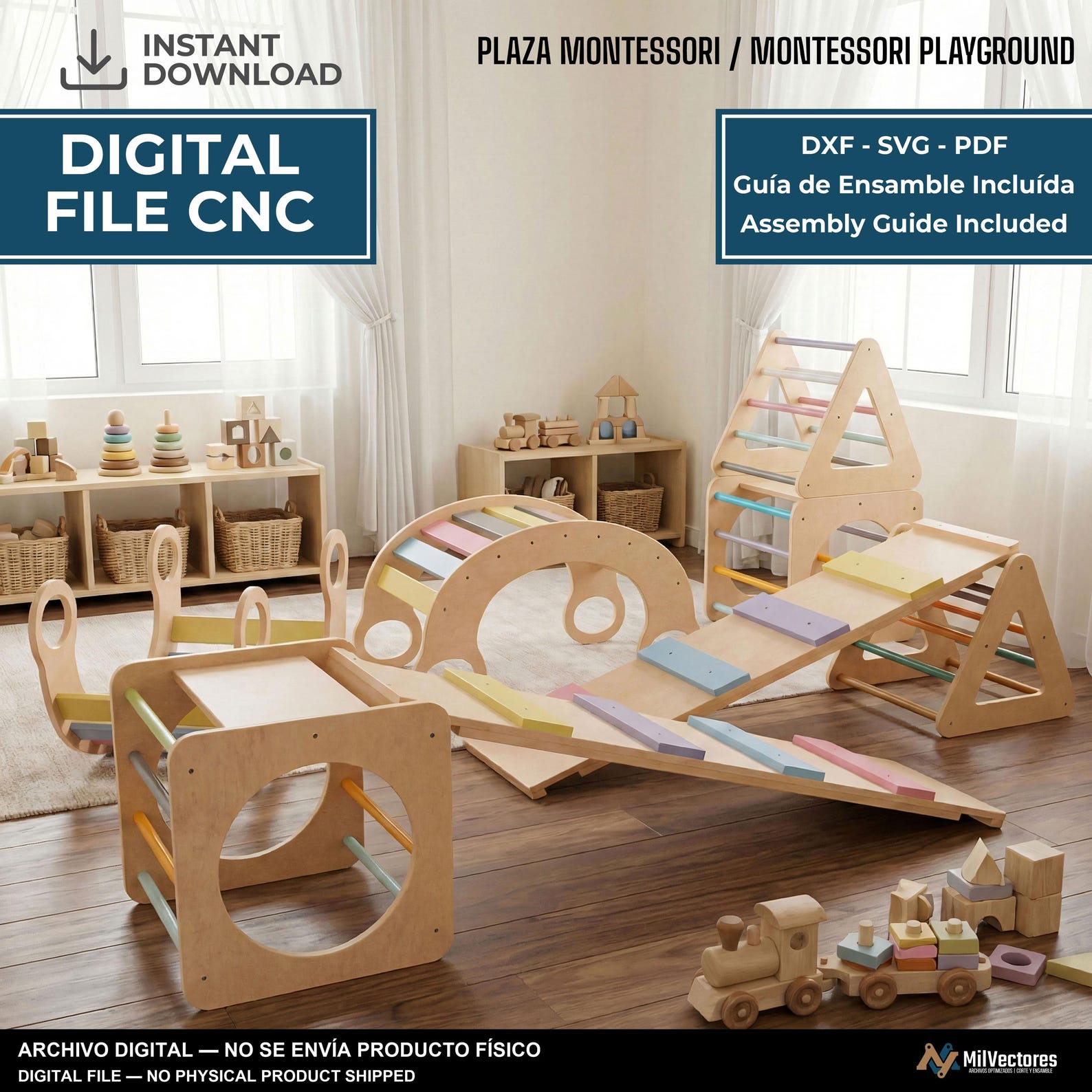 Juego de escalada Montessori