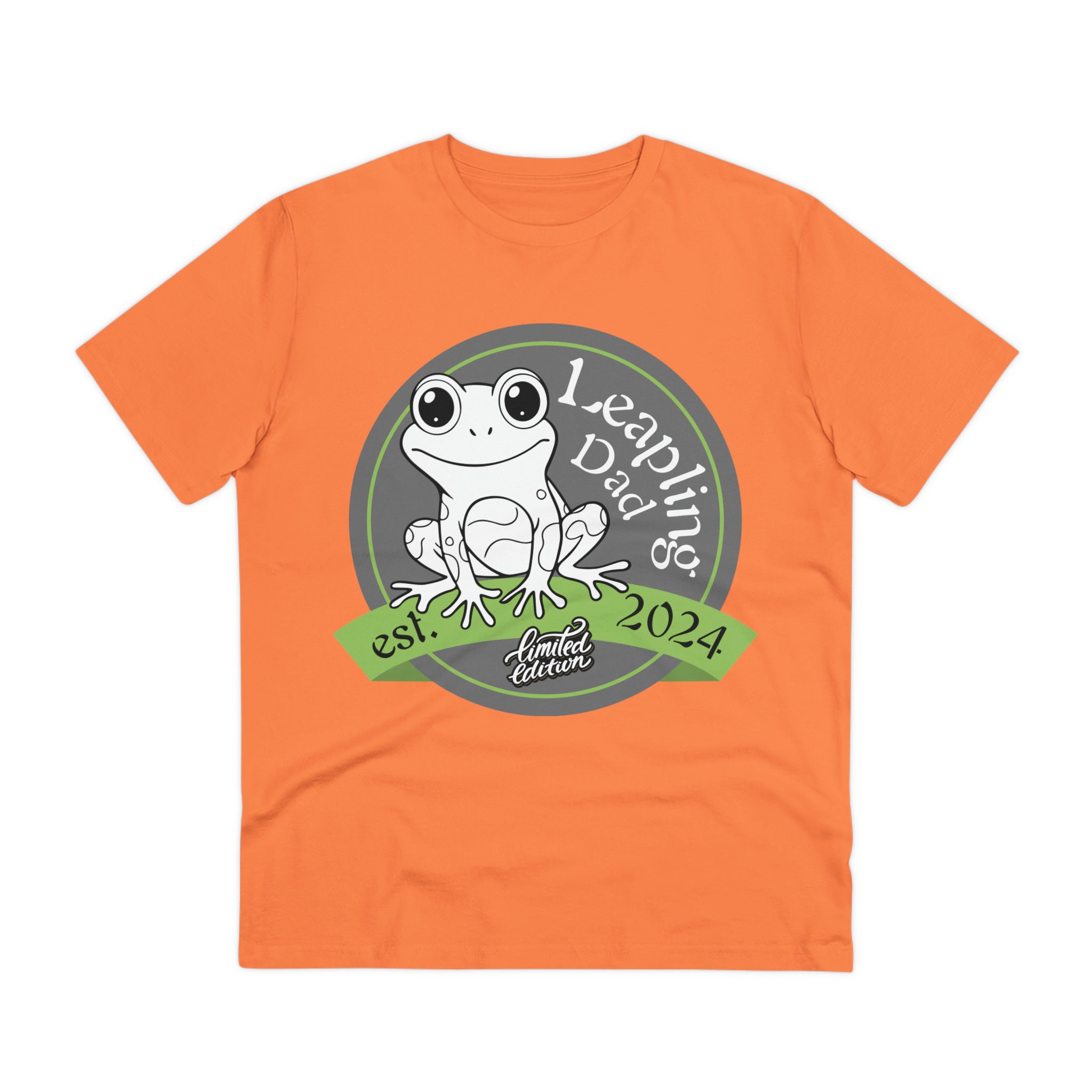 Leapling Dad 2024 Leap Year Frog Organic Cotton Unisex Tshirt Etsy