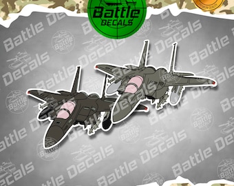 American Fighter Jet Military Aircraft Vinyl Sticker