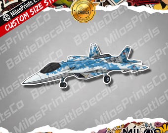 Russian Sukhoi Su-57 Felon Jet Fighter Military Aircraft Vinyl Sticker