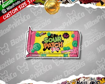 Adult Parody Candy Sour Patch Tits Vinyl Sticker