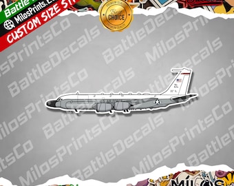 RC135 Rivetjoint Boeing Military Aircraft Vinyl Sticker