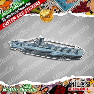 Deutsches U-Boot U-Boot Vinyl Aufkleber