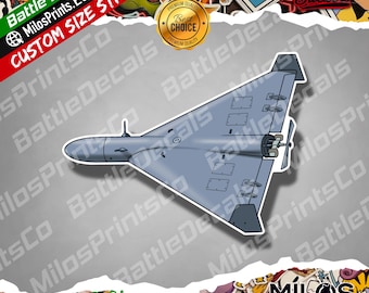 Iranian Shahed 136 Kamikaze Drone Vinyl Sticker