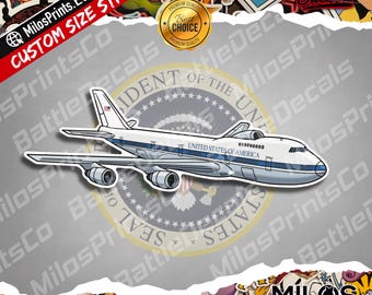 Nightwatch Boeing Presidential Airliner Vinyl Sticker