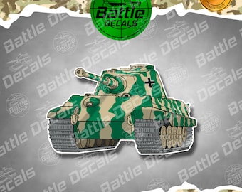 German Panzer 4V2 Tank Vinyl Sticker | Armed Forces