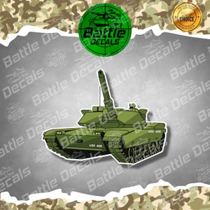 American Abrams M1 Vinyl Aufkleber | World of Tanks WWII | US Bundeswehr