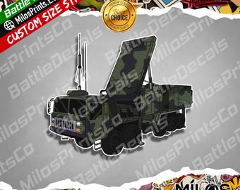 MIM-104 Patriot Air Defense System Launcher Vinyl Sticker