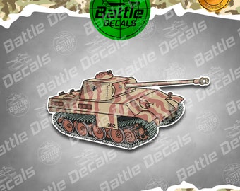 German Panzer Tank Vinyl Sticker