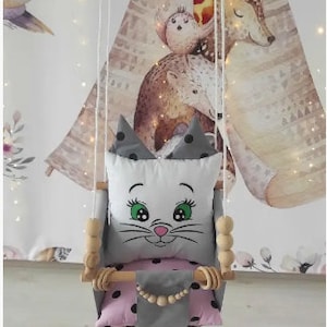 Baby swing | wooden swing | one year old gift | nursery swing | indoor baby swing| children swing | gifts for kids | first birthday gift
