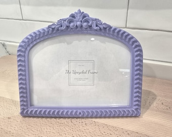Vintage Style Arched 5 x 7 Picture Frames - Bright Lavender