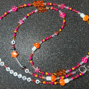 groovy beaded lanyard
