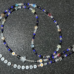 celestial beaded lanyard