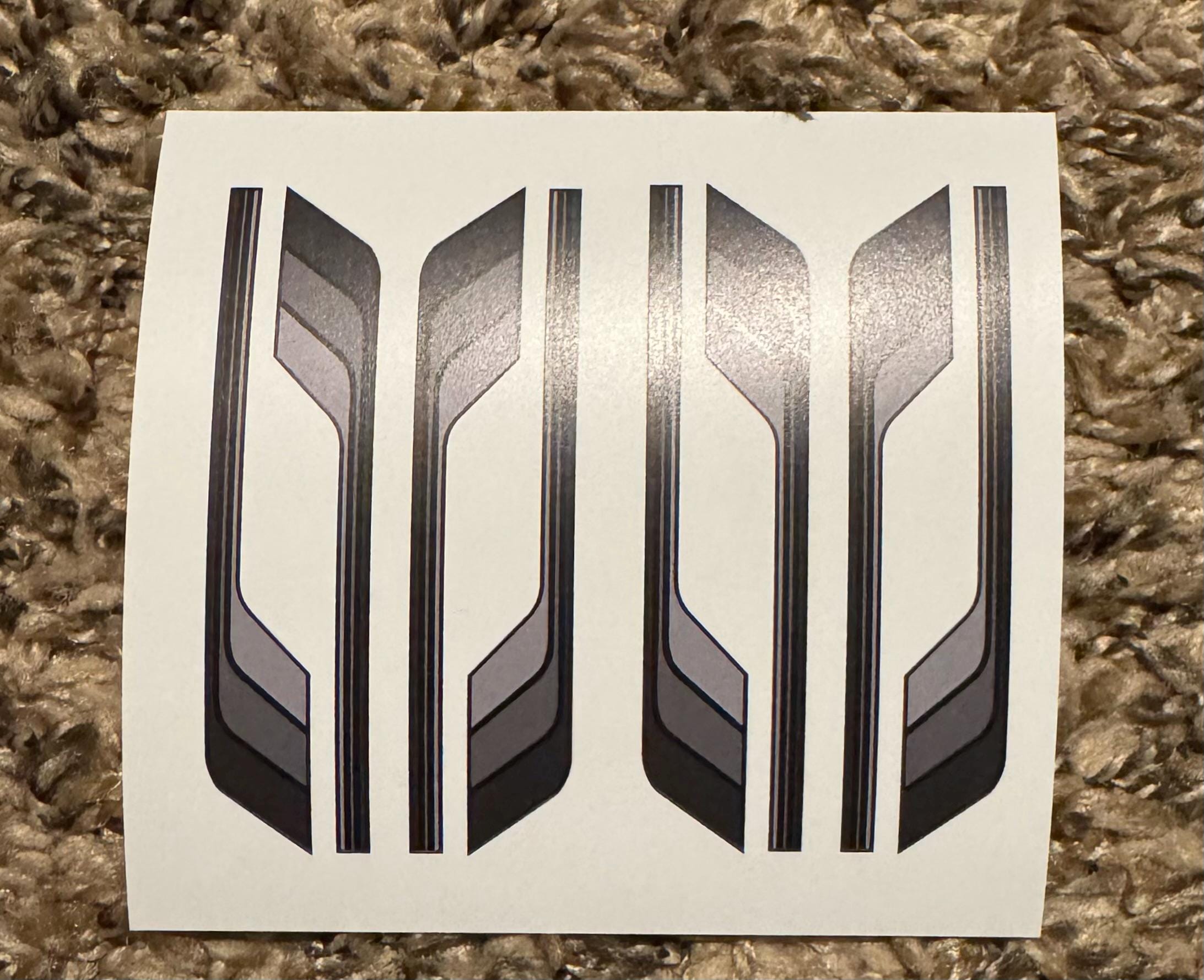 RC 1:24 Scale Toyota Stripes 4 Sets | Indoor/outdoor Decal