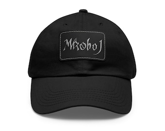 M'rohoj (Chapeau avec empiècement en cuir (rectangle))