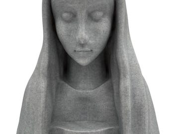 Virgin Mary Praying Statue Rosary Holder  for Prayer Corner or Interior Decor