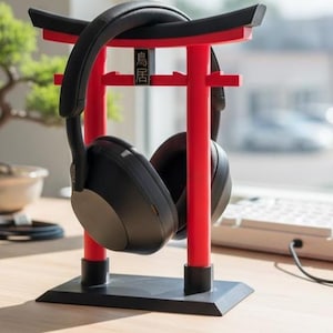 Torii Gate-headsetstandaard: Japans geïnspireerd 3D-geprint gamingaccessoire