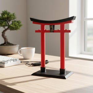 Torii Gate Headset Stand: Japanese-Inspired 3D Printed Gaming Accessory image 2