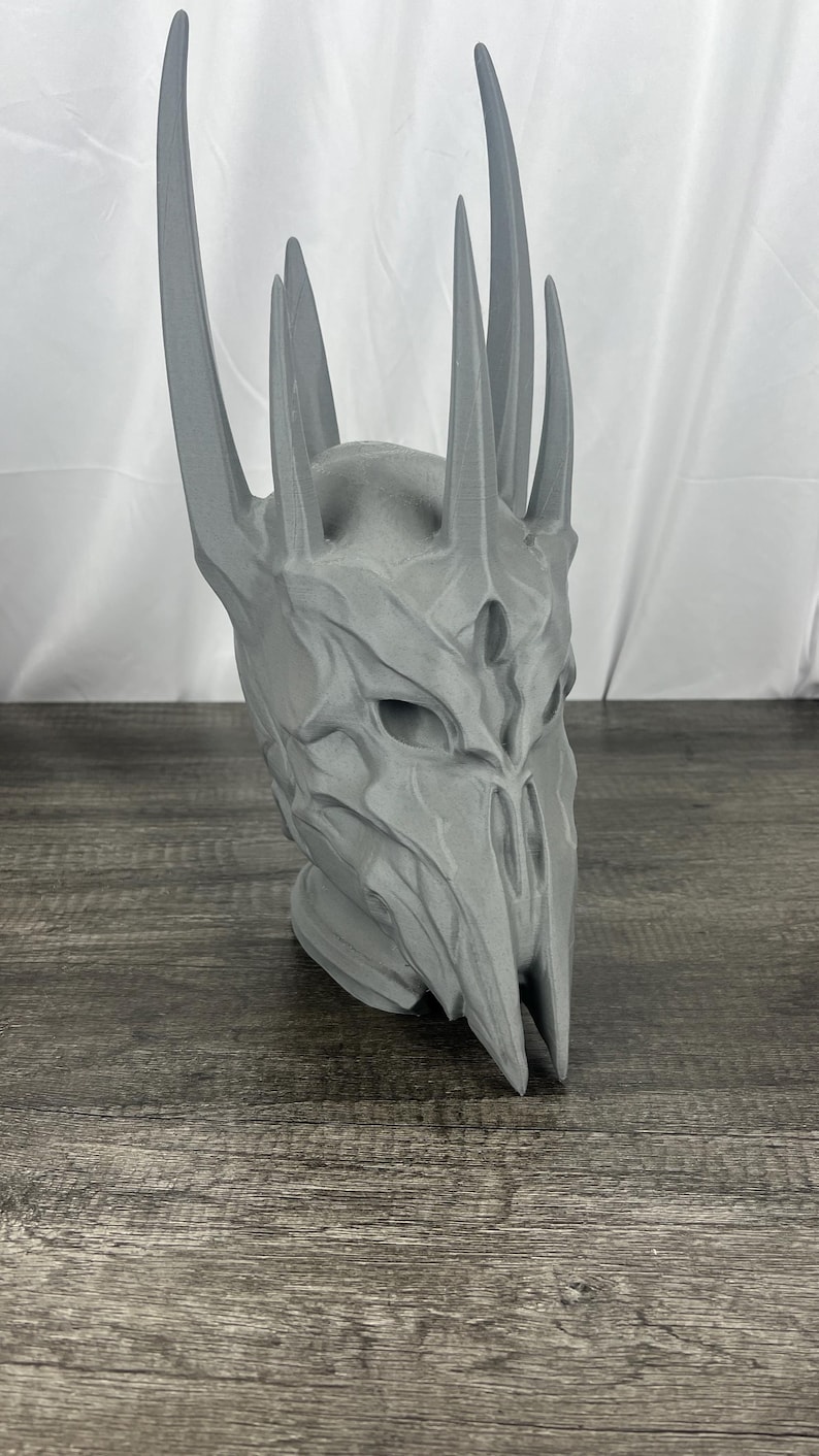 Sauron Headphone Stand: Lord of the Rings Desk Decor (16 Inches Tall) Marble