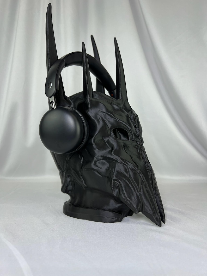 Sauron Headphone Stand: Lord of the Rings Desk Decor (16 Inches Tall) image 7