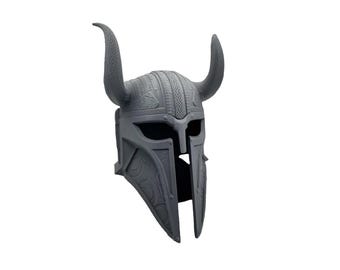 Mandalorian Armorer Blacksmith Horned Helmet