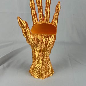 Dekoracje Dark Academia, stojak na książki w stylu czarownicy, prezent Booktok, gotycki wystrój domu Polished Brass