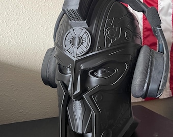 CyberSpartan Headphone Holder Stand Mount Warrior