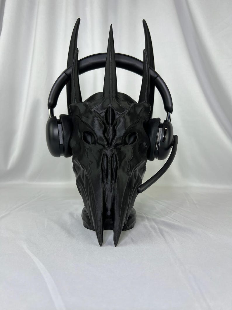 Sauron Headphone Stand: Lord of the Rings Desk Decor (16 Inches Tall) image 8