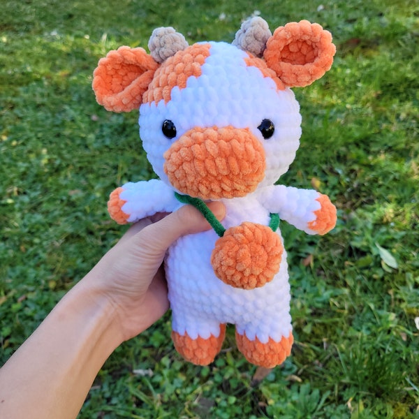 Peluche vache crochet