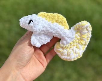 betta fish, crochet betta fish, stuffed animal fish, gift for fish lovers