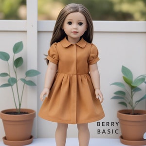 18&quot; Doll - Calhoun Dress PDF Sewing Pattern (Made for American Girl, Fits Our Generation Too!)