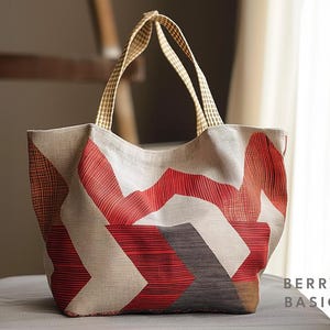 Howard Tote Bag PDF Sewing Pattern (2 Sizes) - Easy Sewing pattern