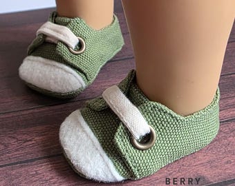 18" Doll - Vincent Sneakers PDF Pattern (American Girl Doll Body Size)