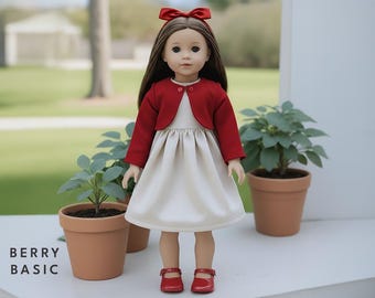 Doll Bolero Jacket PDF Sewing Pattern – Fits 18" American Girl Dolls, Our Generation