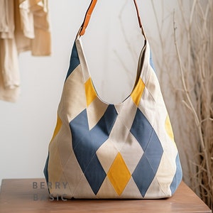 Aoife Hobo Bag PDF Nähen Schnittmuster (2 Größen) - Easy Sewing pattern