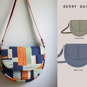 Safia Cross Bag pdf-naaipatroon (2 maten) - Eenvoudig naaipatroon