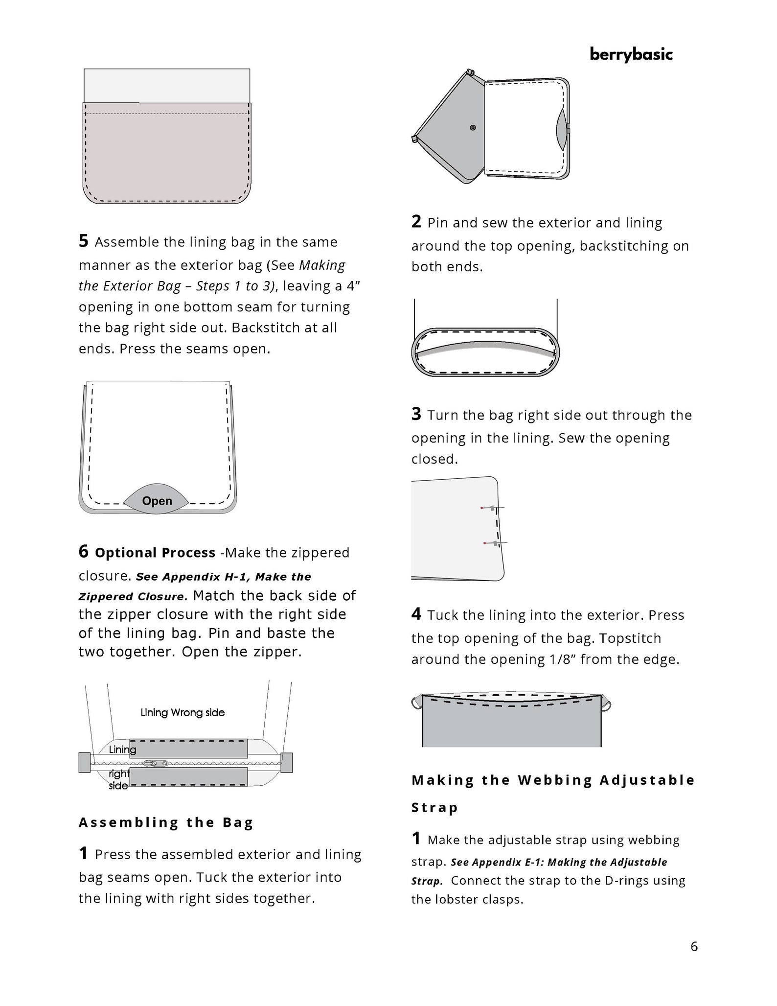 Rohan Laptop Bag PDF Sewing Pattern - Etsy