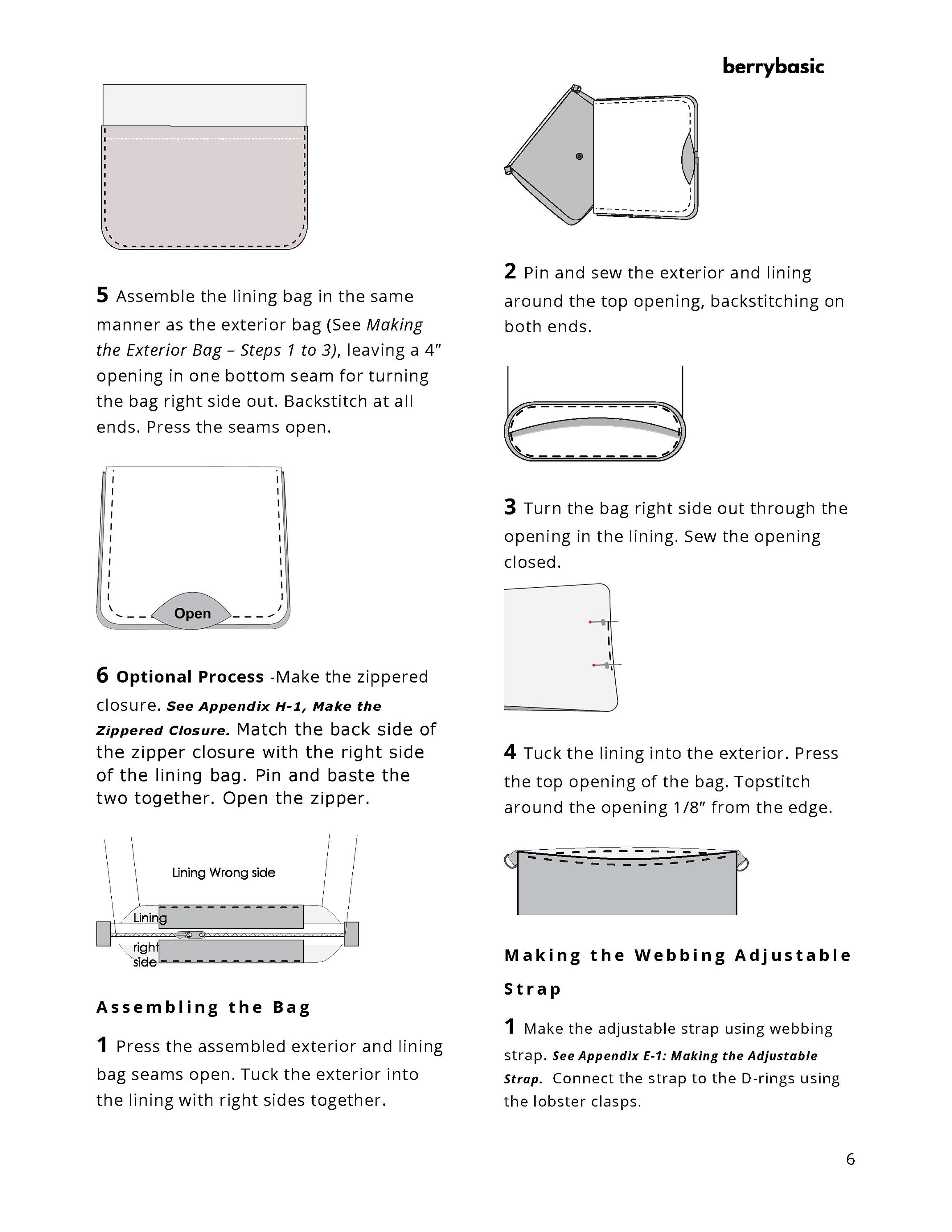 Rohan Laptop Bag PDF Sewing Pattern - Etsy