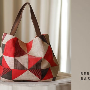 Tyrese Tote Bag PDF Schnittmuster (2 Größen) - Einfaches Nähen Pattern