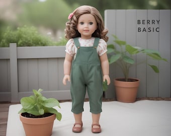 18" Doll - Oconnor Overall PDF Sewing Pattern (Made for American Girl, Fits Our Generation Too!)