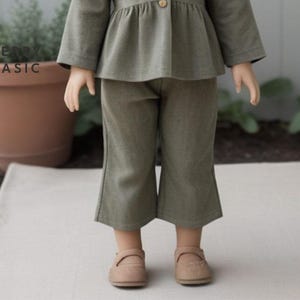 18&quot; Doll - Wells Pants PDF Sewing Pattern (Made for American Girl, Fits Our Generation Too!)