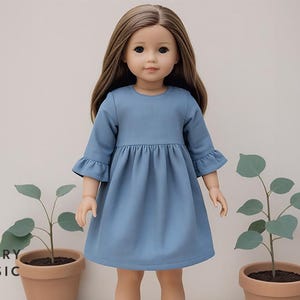 18&quot; Doll - Annia Dress PDF Sewing Pattern (Made for American Girl, Fits Our Generation Too!)