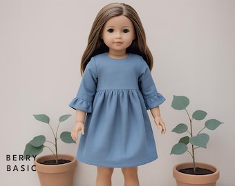 18" Doll - Annia Dress PDF Sewing Pattern (Made for American Girl, Fits Our Generation Too!)