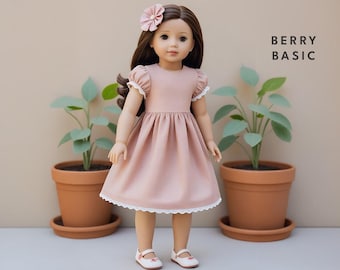 18" Doll - Shreya Dress PDF Pattern (Made for American Girl, Fits Our Generation Too!)