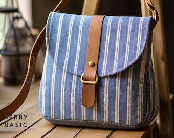 Ammar Cross Bag PDF Sewing Pattern (2 Sizes) - Easy Sewing pattern